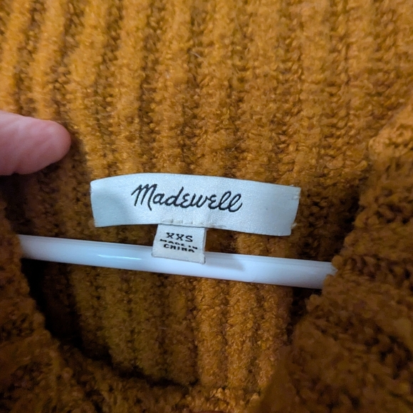 Madewell, Northfield Sweater, Ribbed, Size Xxs - Picture 5 of 5